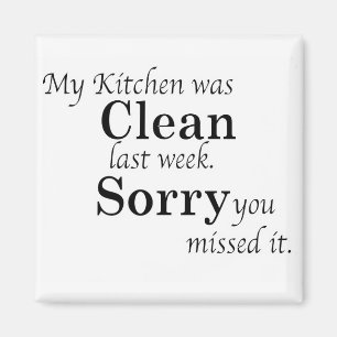 Imán Cocina sucia