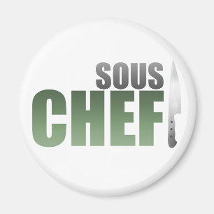 Imán Cocinero verde de Sous