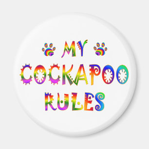 Imán Cockapoo gobierna la diversión