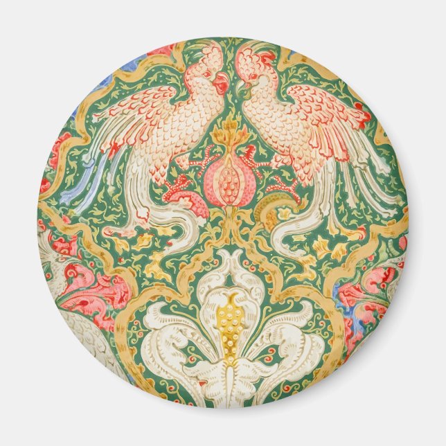 Imán Cockatoo Garden de Walter Crane (Frente)