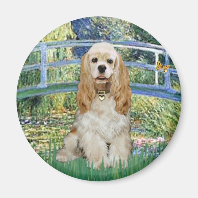 Imán Cocker (Buff) - Puente (Frente)