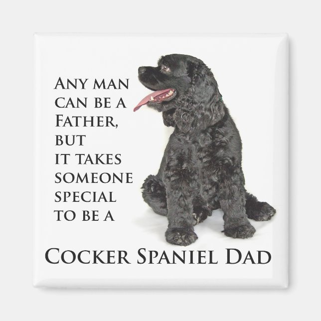 Imán Cocker Spaniel Dad Magnet (Frente)