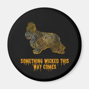 Imán Cocker Spaniel Dog Silhouette Fun Halloween