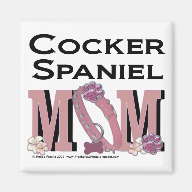 Imán Cocker Spaniel MOM (Frente)