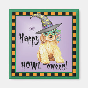 Imán Cocker Spaniel Witch