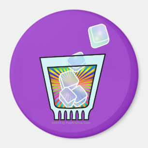 IMÁN COCKTAIL - ANTIGUO MOJADO - VIDRIO ROCKS