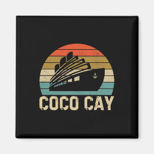 Imán Coco Cay Byhamas Recuerdos Vintage Retro
