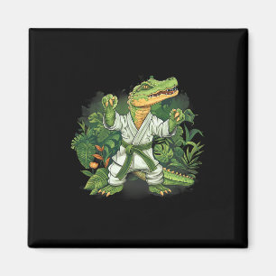 Imán Cocodrilo de Judo Naturaleza Kickboxing Taekwondo