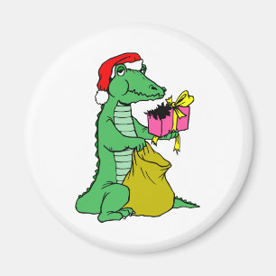 Imán Cocodrilo del navidad