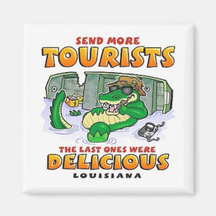 Imán Cocodrilo del turista del LA