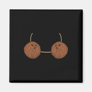 Imán Coconut Bra Costume Cute Easy Food Halloween Regal