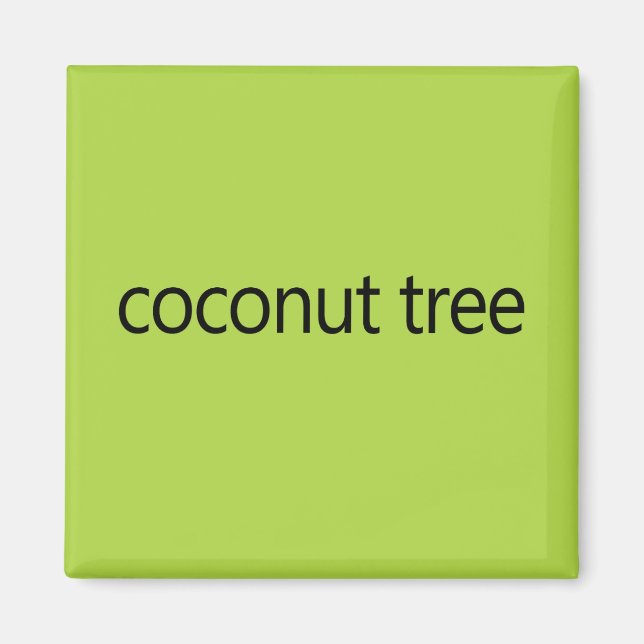 Imán Coconut Tree Kamala Harris presupuesto 2024 (Frente)