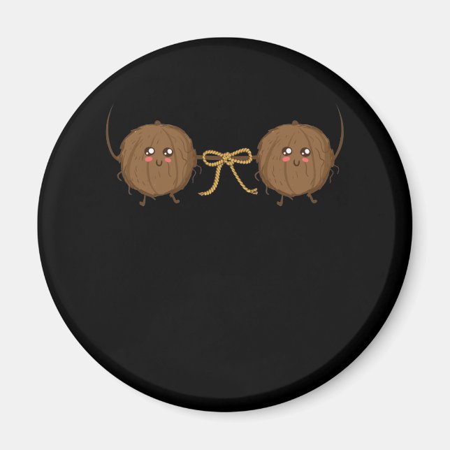 Imán Cocoteros De Verano De Coco Bra Coconut (Frente)