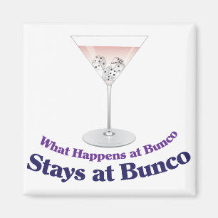 Imán Cóctel Bunco Martini