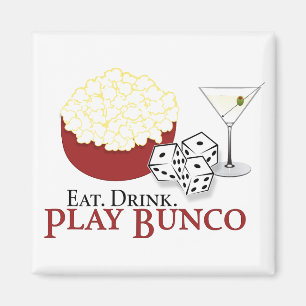 Imán Cóctel Bunco Popcorn