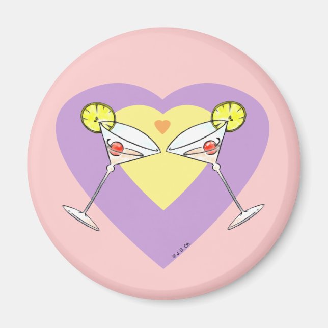Imán Cóctel de amor (Frente)