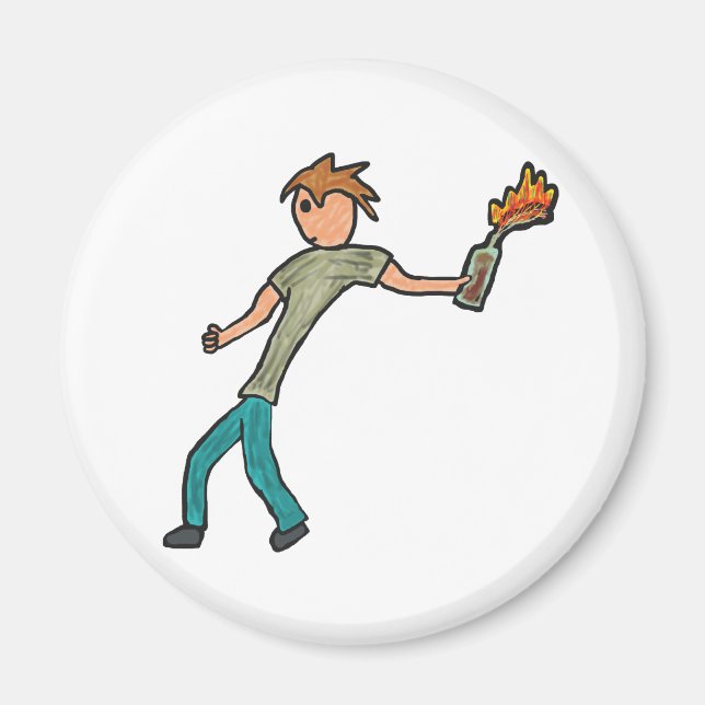 Imán Cóctel Molotov (Frente)