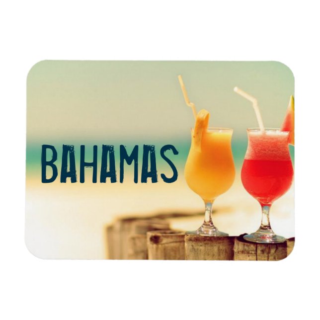 Imán Cócteles de Bahamas (Horizontal)