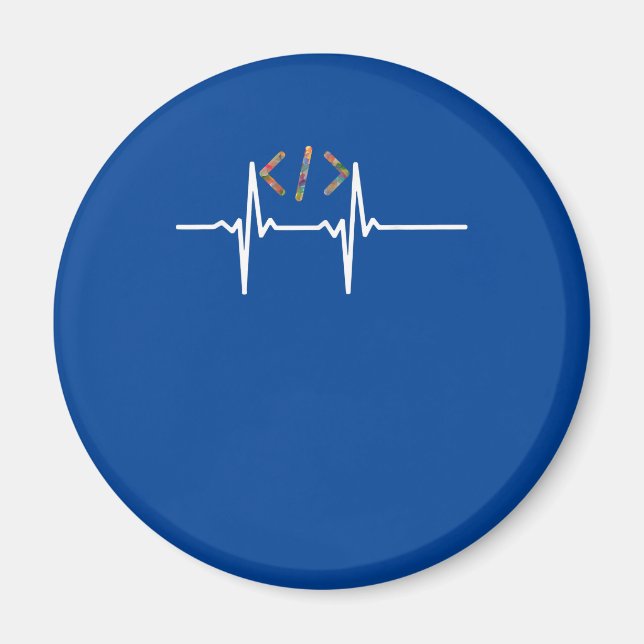 Imán Coders Funny | Codificación del programador de sof (Frente)