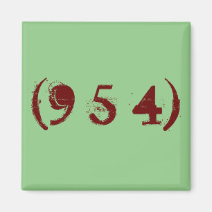Imán Código de área 954