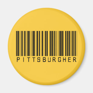 Imán Código de barras de Pittsburgher