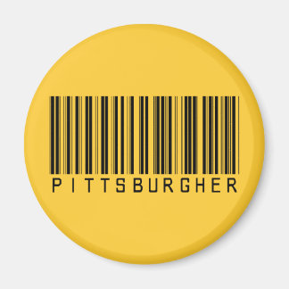 Imán Código de barras de Pittsburgher