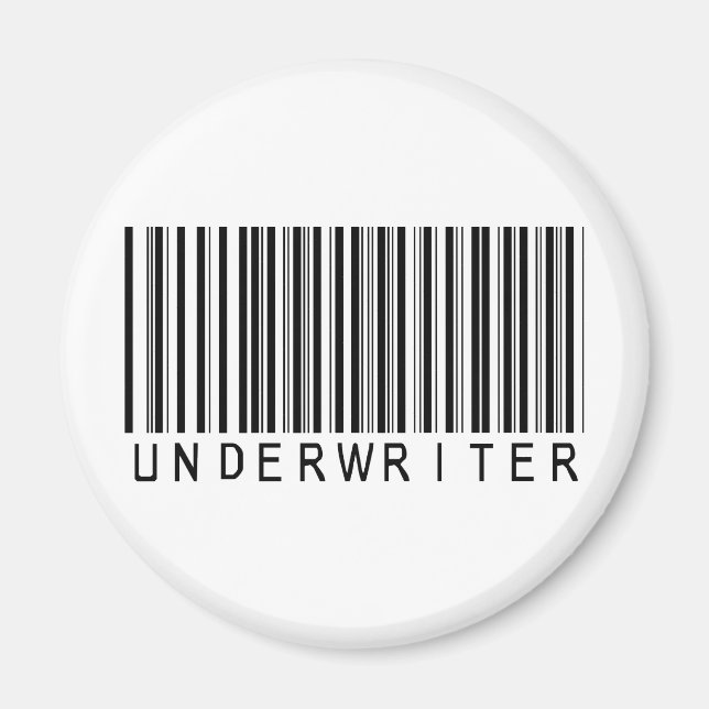 Imán Código de barras de Underwriter (Frente)