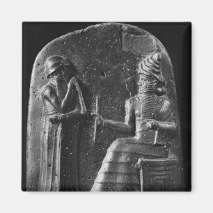 Imán Código de Hammurabi, top del stele