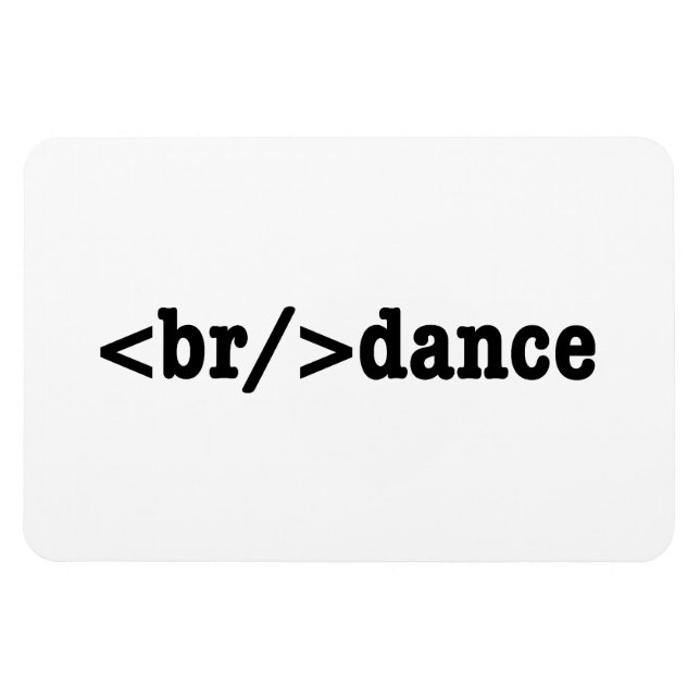 Imán código HTML de interrupción (Horizontal)