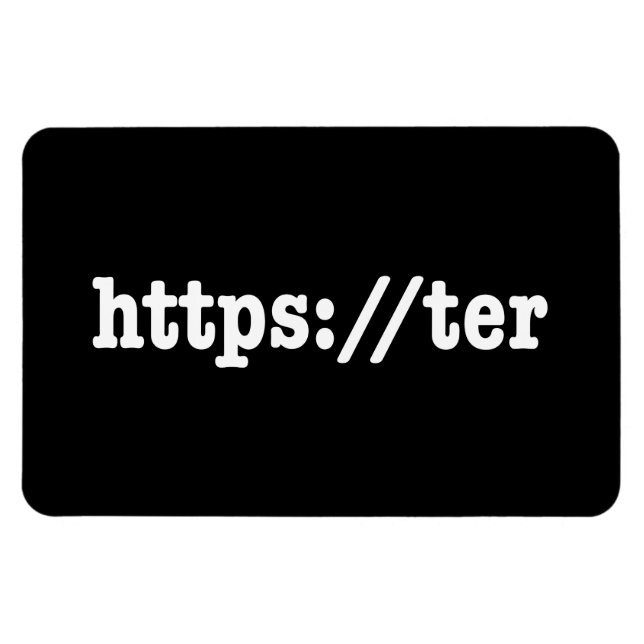 Imán código https://ter (Horizontal)