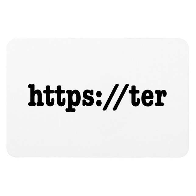 Imán código https://ter (Horizontal)