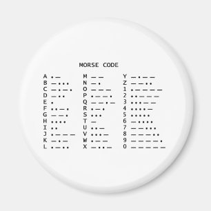 IMÁN CÓDIGO MORSE
