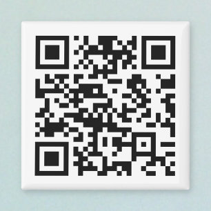 Imán Código QR creado al instante (introduciendo su URL