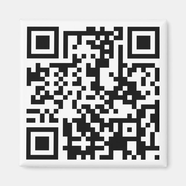 Imán código QR de personalizable (Frente)