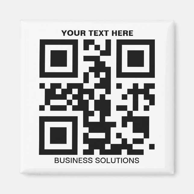 Imán código QR de promoción de personalizado Magnet (Frente)