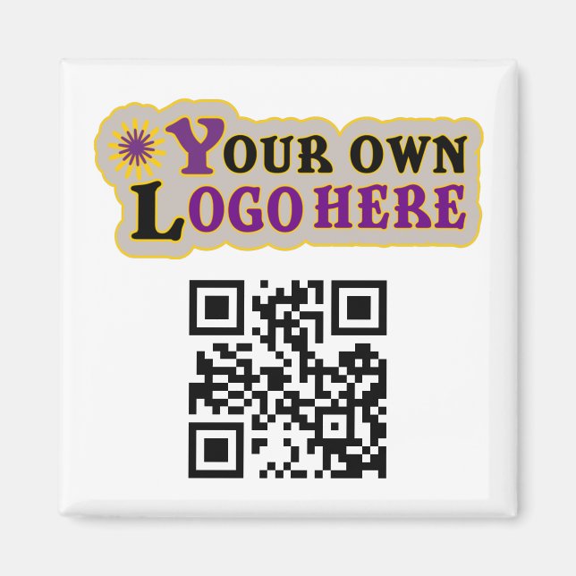 Imán código QR de promoción de personalizado Magnet (Frente)