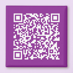 Imán Código QR instantáneo con la dirección URL de su s