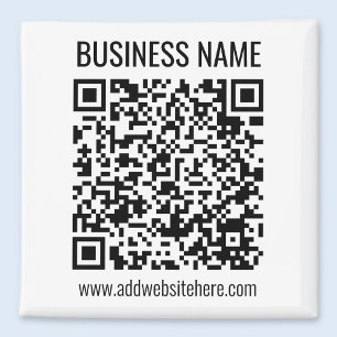 Imán Código QR instantáneo (ingrese la URL de su sitio 