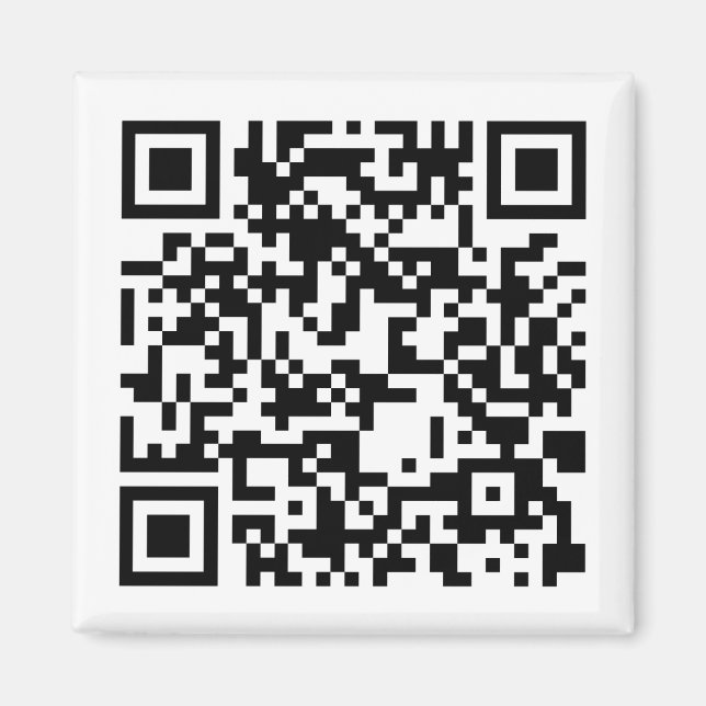 Imán Código Qr personalizado (Frente)