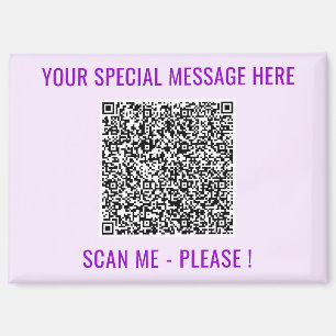 Imán Código QR personalizado y regalo personalizado de