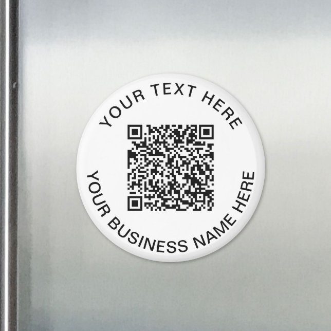 Imán Código QR Promocional (QR Code Promotional Magnet)