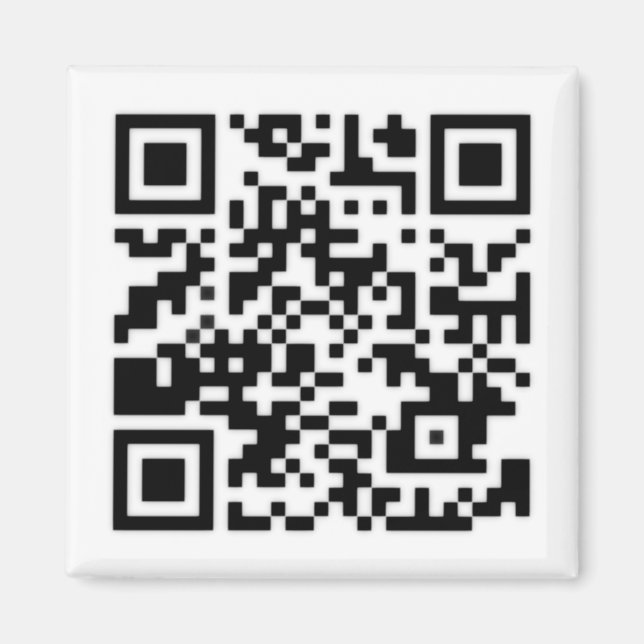 Imán Código Qr RickRoll Gif (Frente)