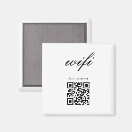 Imán | Código Qr Wifi Moderno