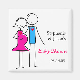 Imán Coed Baby Shower Magnet Favors