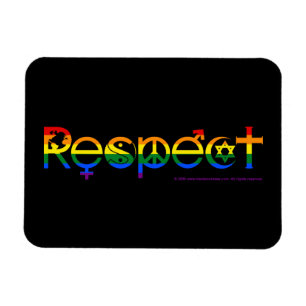 Imán Coexistir con Respeto Orgullo Gay