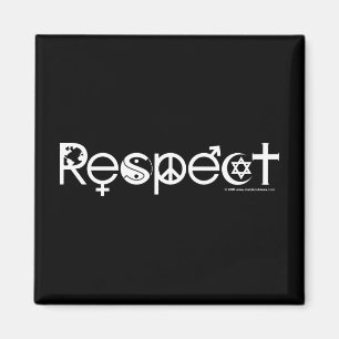 Imán Coexistir con Respeto - Paz Amabilidad y Toleranci