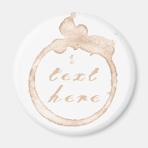 Coffe taza mancha marrón y blanco