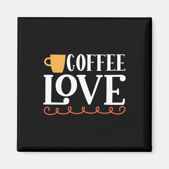 Imán Coffee Art Coffee Love (Frente)
