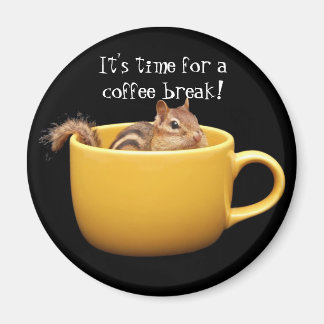Imán Coffee Break Chipmunk Magnet