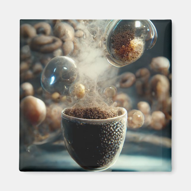 Imán Coffee Cup Magnet (Frente)